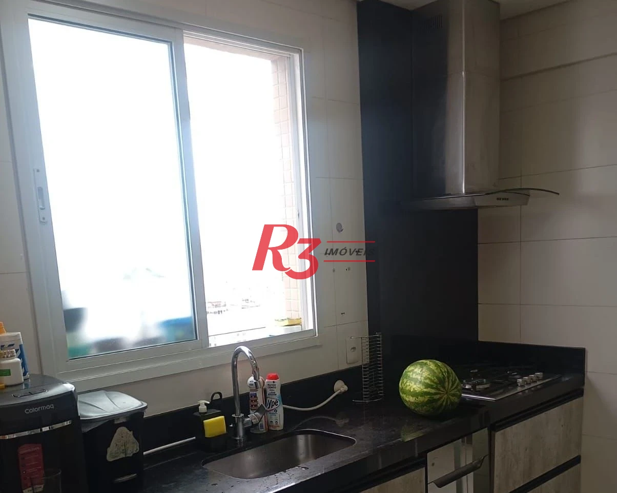 Apartamento Duplex com 3 dormitórios à venda, 124 m² por R$ 1.400.000,00 - Marapé - Santos/SP