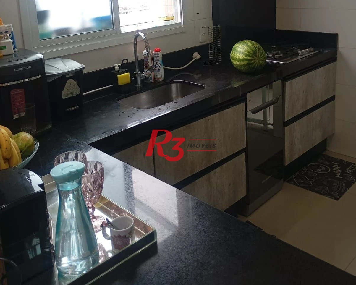 Apartamento Duplex com 3 dormitórios à venda, 124 m² por R$ 1.400.000,00 - Marapé - Santos/SP