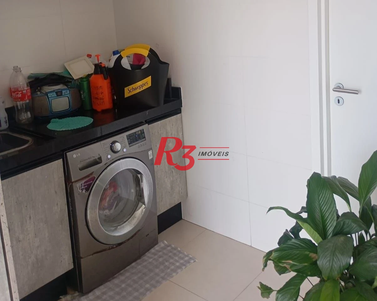 Apartamento Duplex com 3 dormitórios à venda, 124 m² por R$ 1.400.000,00 - Marapé - Santos/SP