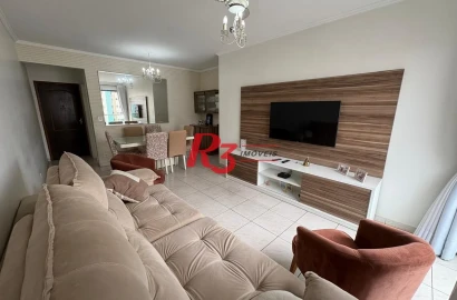 Apartamento à venda, 107 m² por R$ 700.000,00 - Embaré - Santos/SP