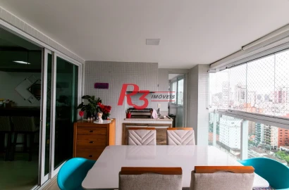 Apartamento à venda, 125 m² por R$ 1.750.000,00 - Boqueirão - Santos/SP