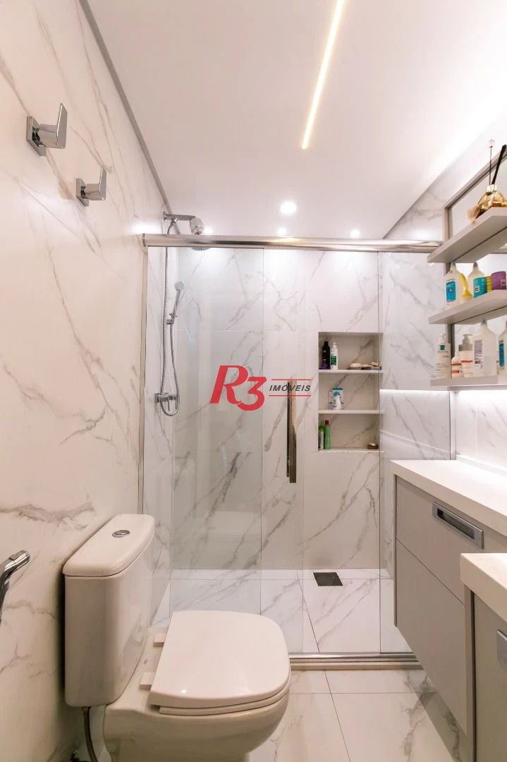 Apartamento à venda, 125 m² por R$ 1.750.000,00 - Boqueirão - Santos/SP