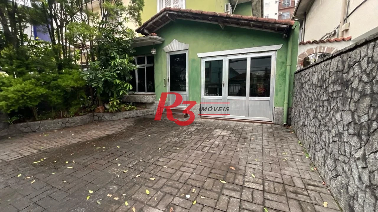 Casa com 3 dormitórios para alugar, 283 m² por R$ 12.000,00/mês - Macuco - Santos/SP