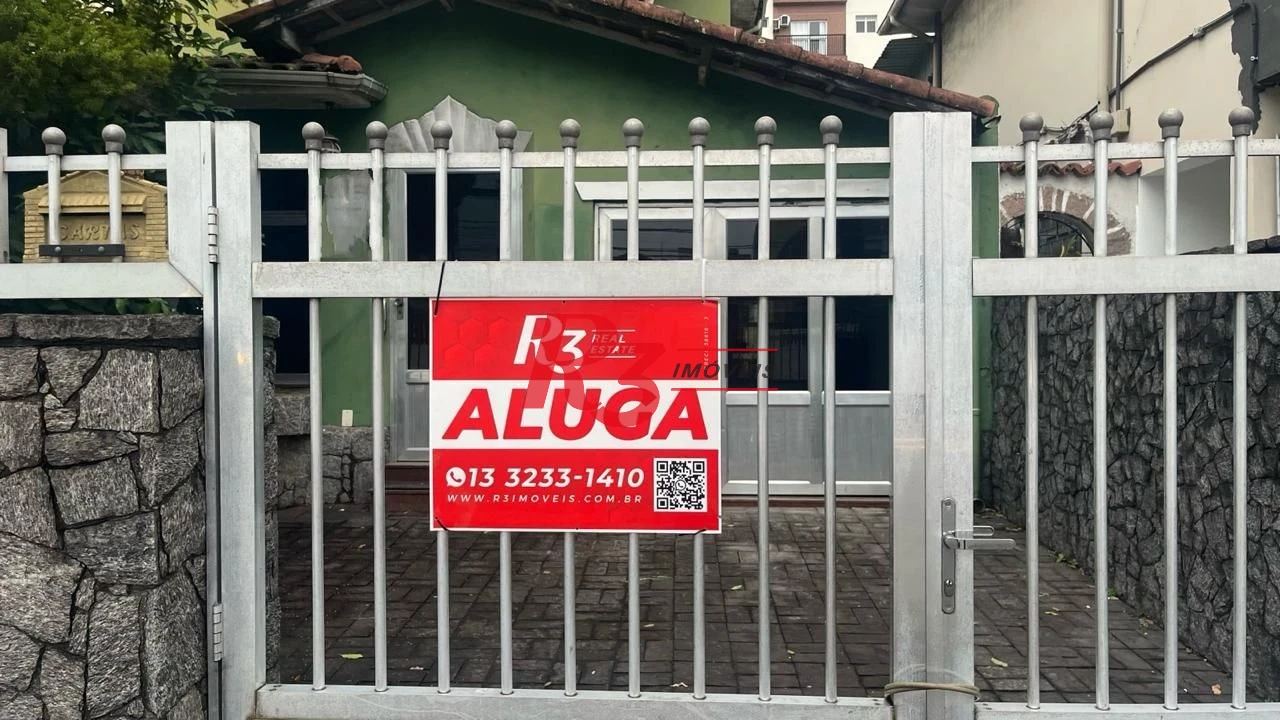 Casa com 3 dormitórios para alugar, 283 m² por R$ 12.000,00/mês - Macuco - Santos/SP