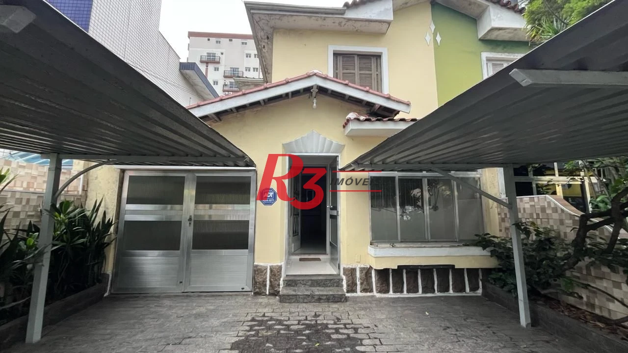 Casa com 4 dormitórios para alugar, 263 m² por R$ 15.000,00/mês - Macuco - Santos/SP