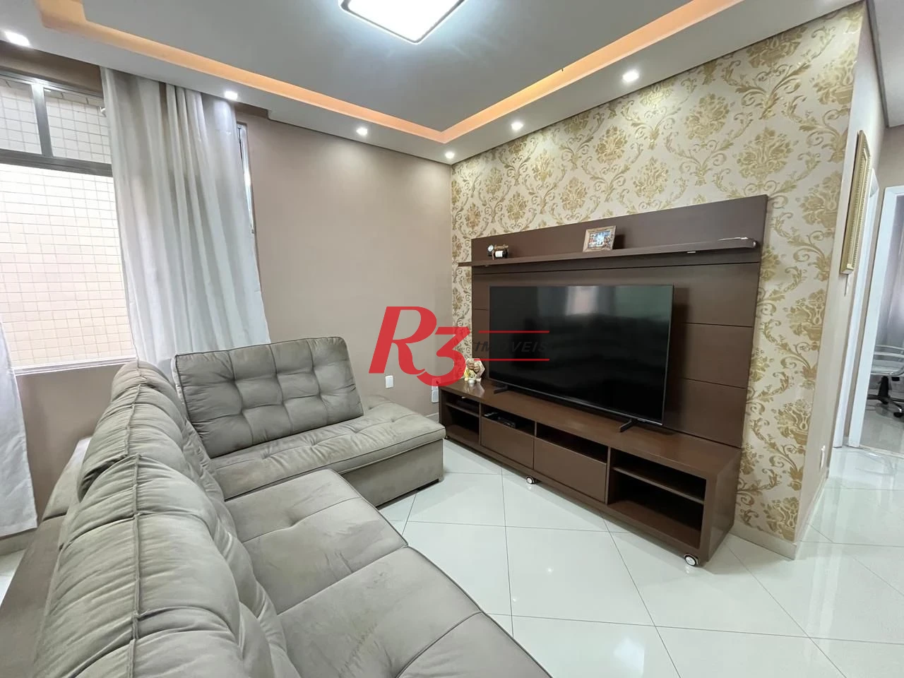 Apartamento com 3 dormitórios à venda, 104 m² por R$ 590.000,00 - Gonzaga - Santos/SP
