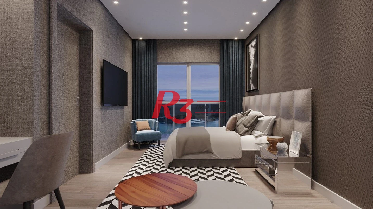 Apartamento com 3 suítes frente mar à venda, 227 m² por R$ 4.970.000 - Ponta da Praia - Santos/SP