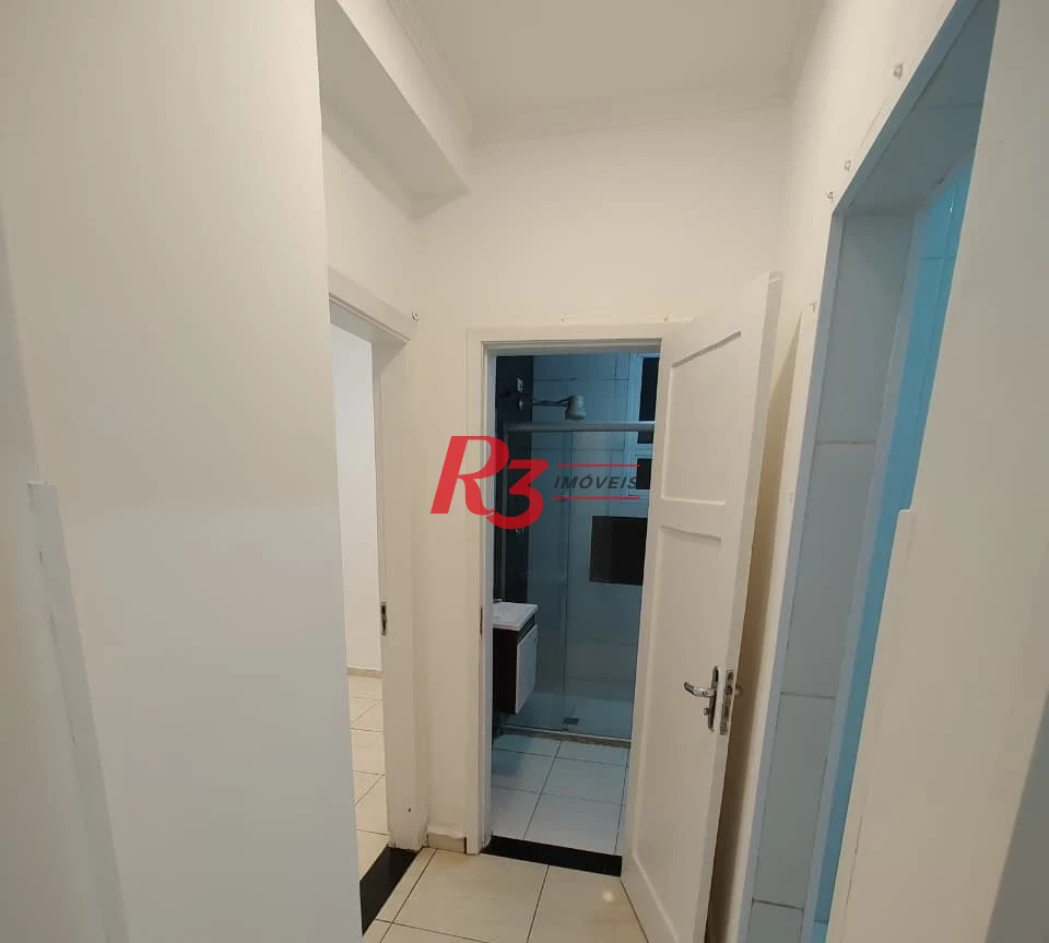Apartamento com 2 dormitórios à venda, 56 m² por R$ 415.000,00 - José Menino - Santos/SP