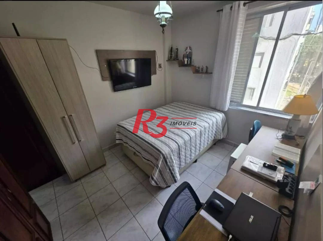 Apartamento com 2 dormitórios à venda, 83 m² por R$ 405.000,00 - José Menino - Santos/SP