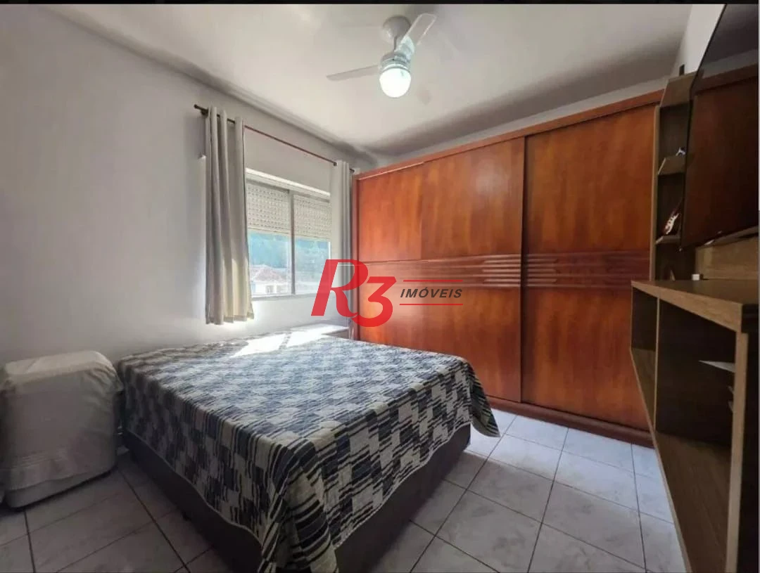Apartamento com 2 dormitórios à venda, 83 m² por R$ 405.000,00 - José Menino - Santos/SP