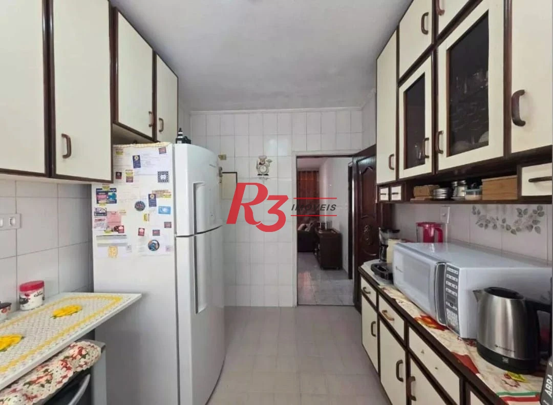 Apartamento com 2 dormitórios à venda, 83 m² por R$ 405.000,00 - José Menino - Santos/SP
