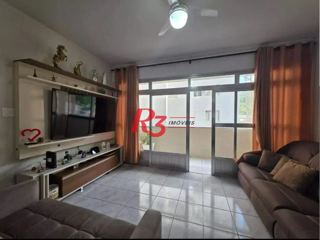 Apartamento com 2 dormitórios à venda, 83 m² por R$ 405.000,00 - José Menino - Santos/SP