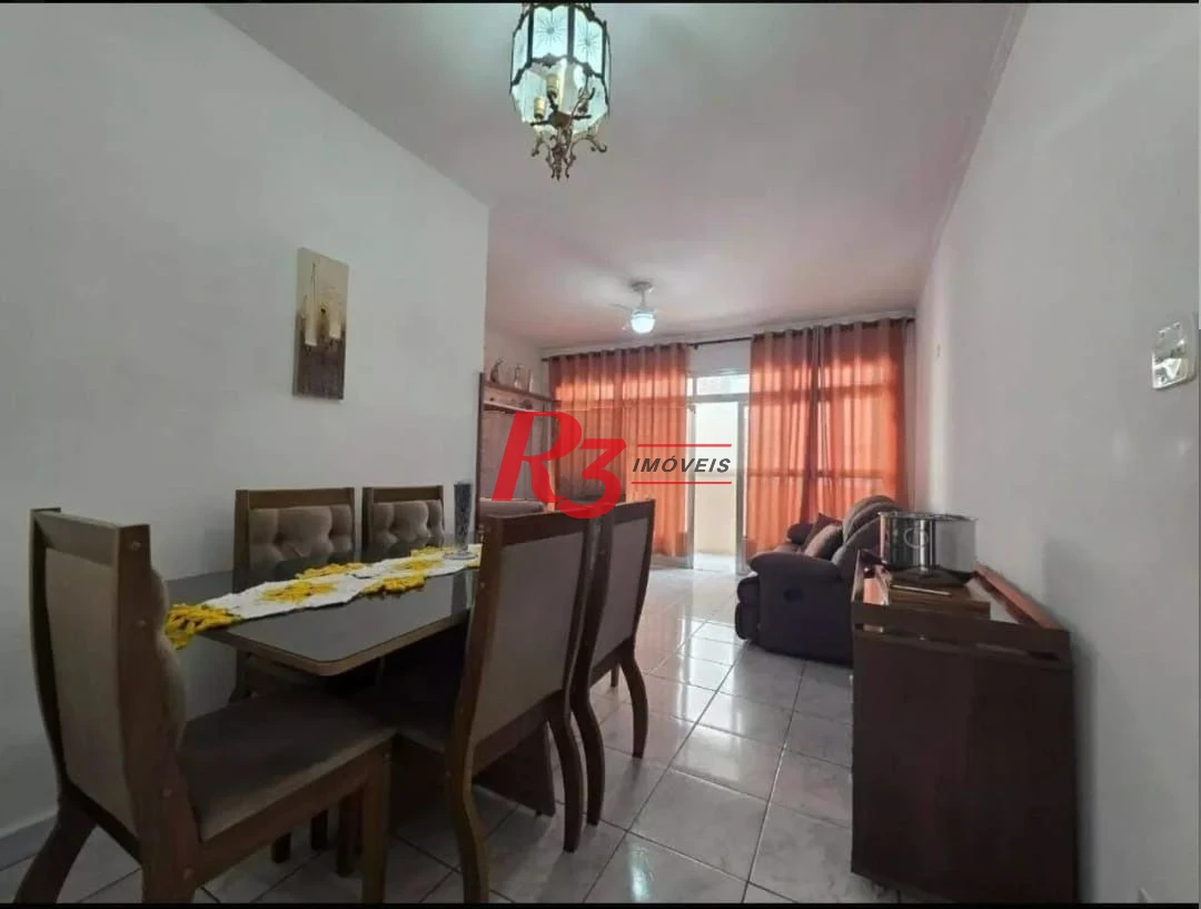 Apartamento com 2 dormitórios à venda, 83 m² por R$ 405.000,00 - José Menino - Santos/SP