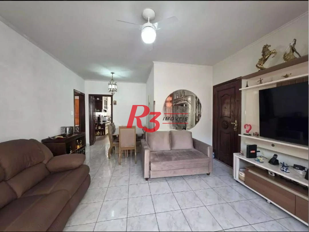 Apartamento com 2 dormitórios à venda, 83 m² por R$ 405.000,00 - José Menino - Santos/SP