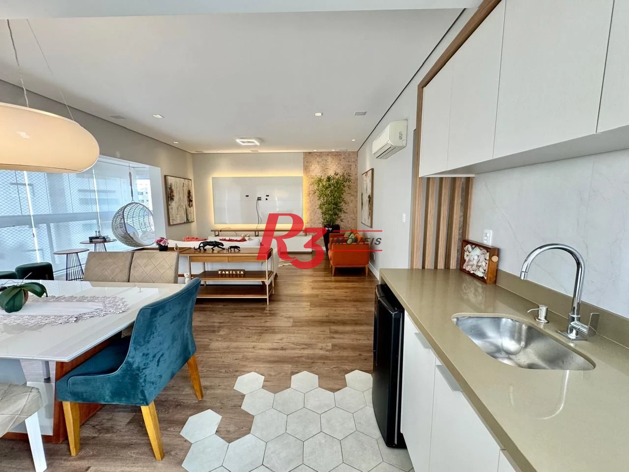 Apartamento com 3 dormitórios, 160 m² - venda por R$ 2.150.000,00 ou aluguel por R$ 15.764,00/mês - Boqueirão - Santos/SP