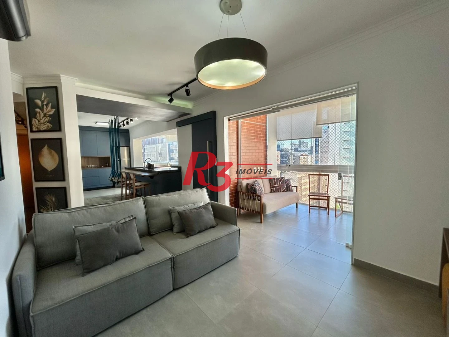 Apartamento com 2 dormitórios à venda, 100 m² por R$ 1.690.000,00 - Boqueirão - Santos/SP