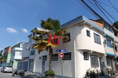 Sobrado com 3 dormitórios à venda, 135 m² por R$ 300.000,00 - Bom Retiro - Santos/SP