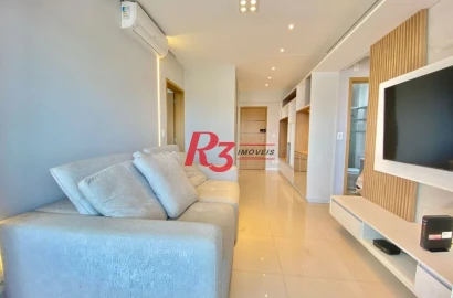 Apartamento com 2 dormitórios à venda, 66 m² por R$ 1.150.000,00 - Boqueirão - Santos/SP