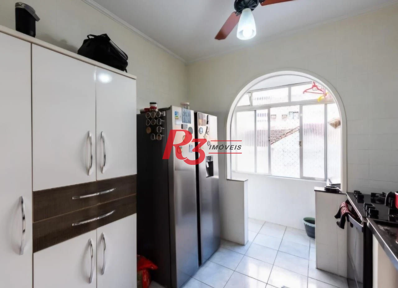 Apartamento com 3 dormitórios à venda, 85 m² por R$ 480.000,00 - Boqueirão - Santos/SP