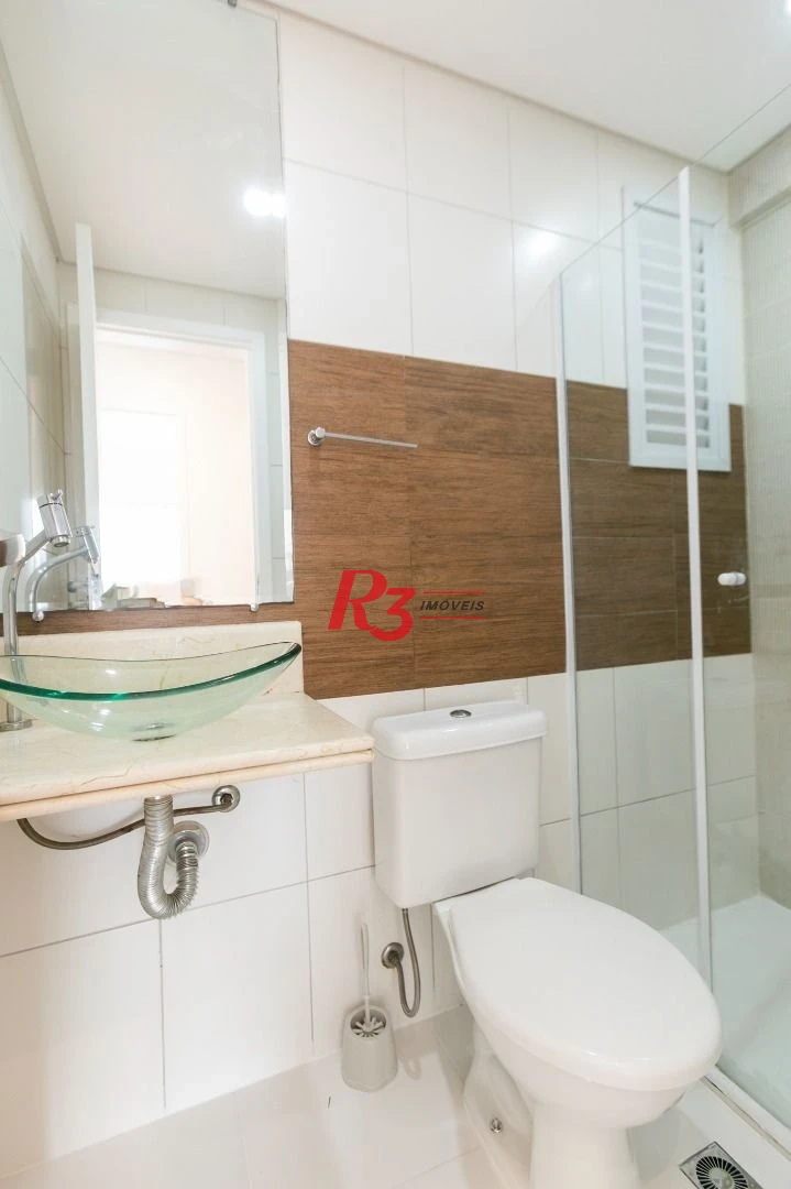 Apartamento com 2 dormitórios à venda, 69 m² - Encruzilhada - Santos/SP