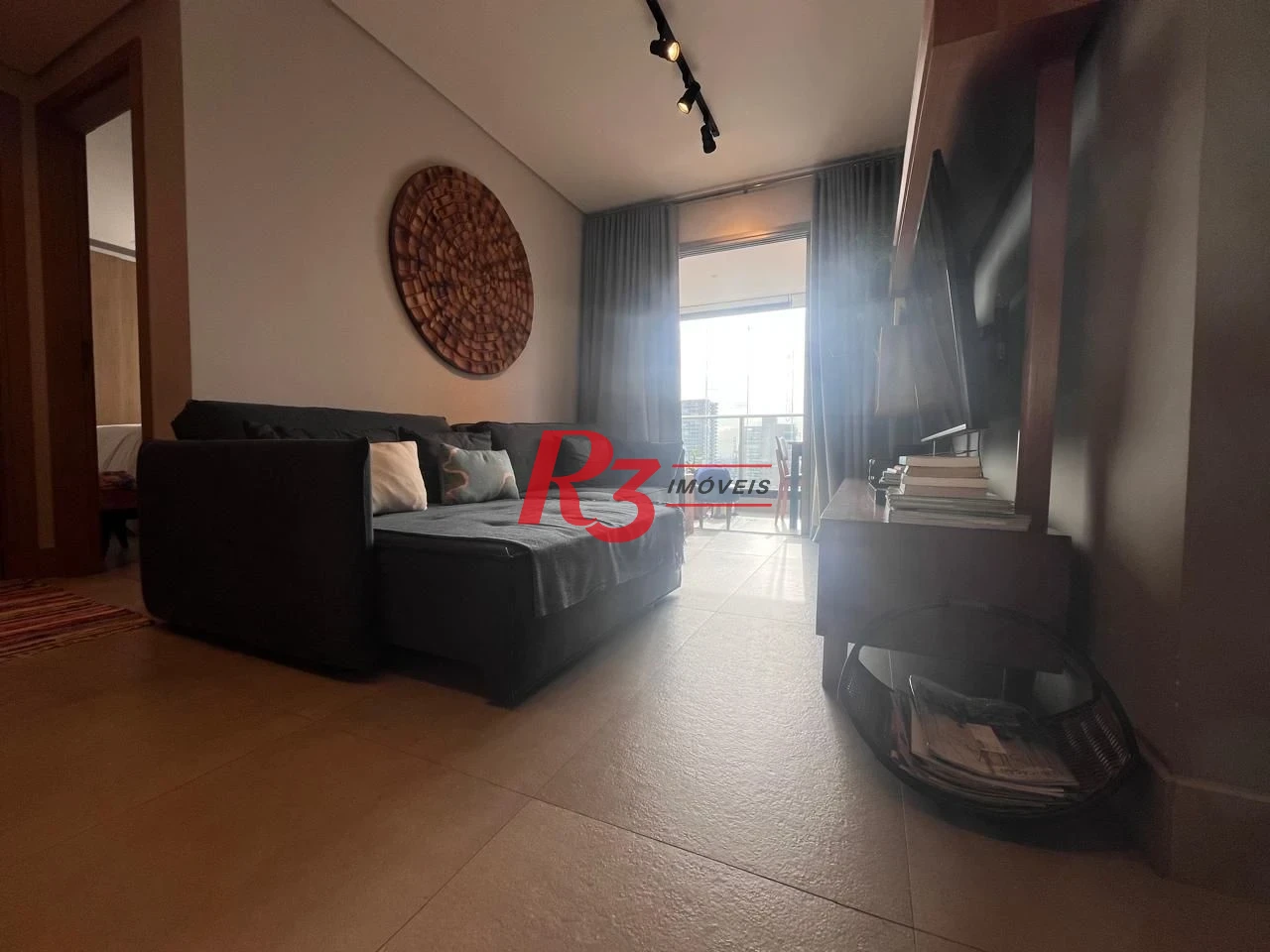 Apartamento com 1 dormitório à venda, 60 m² por R$ 880.000,00 - Aparecida - Santos/SP