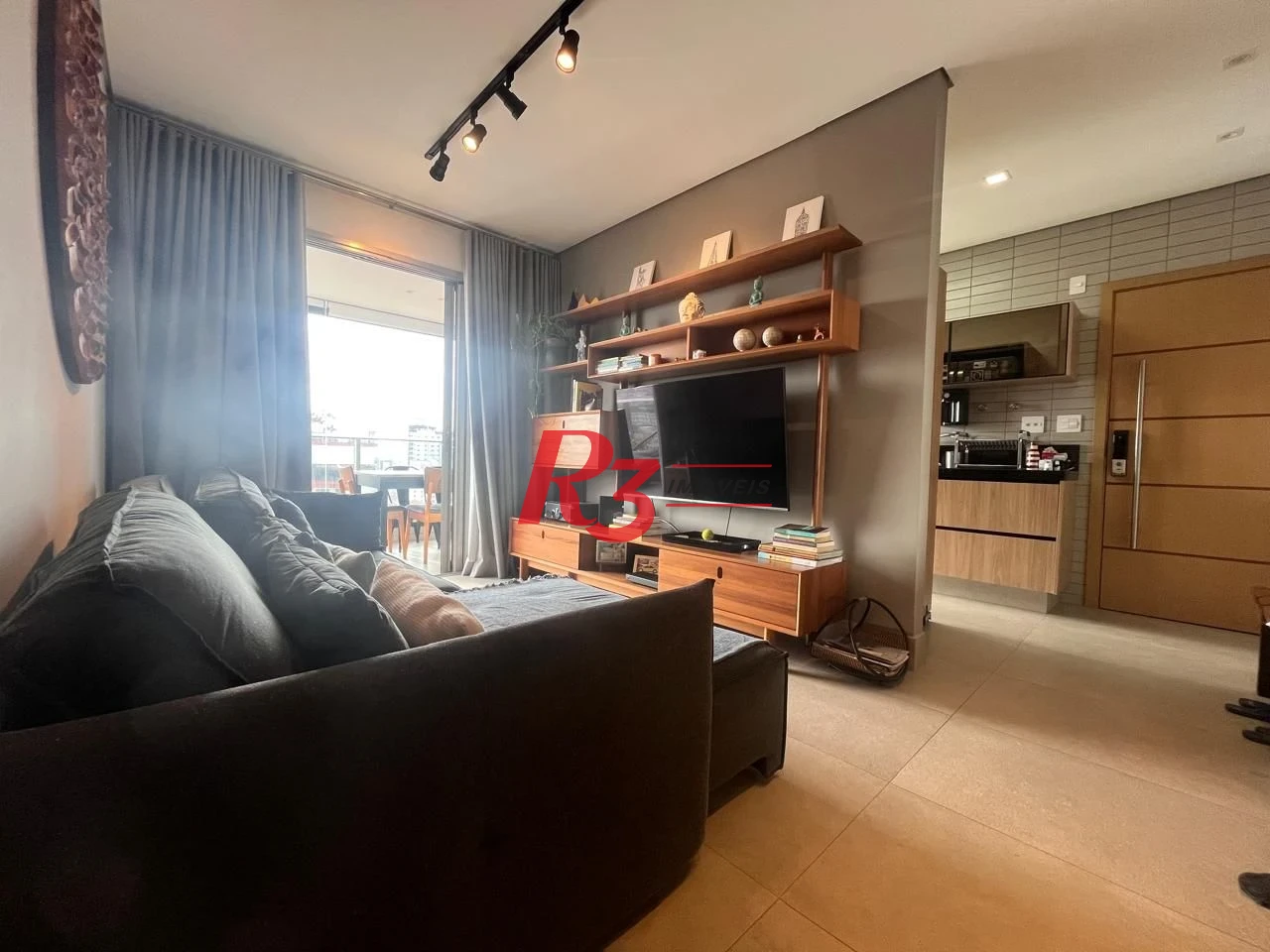 Apartamento com 1 dormitório à venda, 60 m² por R$ 880.000,00 - Aparecida - Santos/SP