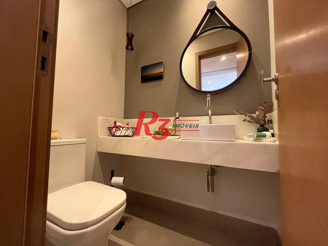 Apartamento com 1 dormitório à venda, 60 m² por R$ 880.000,00 - Aparecida - Santos/SP