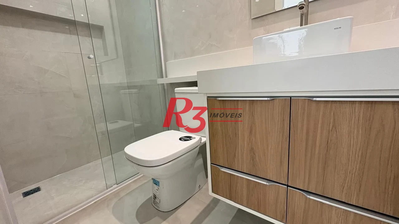 Apartamento à venda, 75 m² por R$ 490.000,00 - Gonzaga - Santos/SP