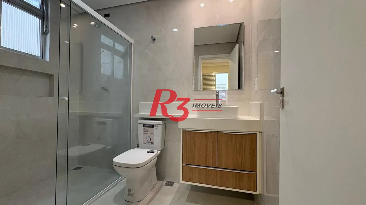 Apartamento à venda, 75 m² por R$ 490.000,00 - Gonzaga - Santos/SP