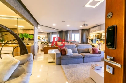 Apartamento à venda, 199 m² por R$ 3.000.000,00 - Ponta da Praia - Santos/SP