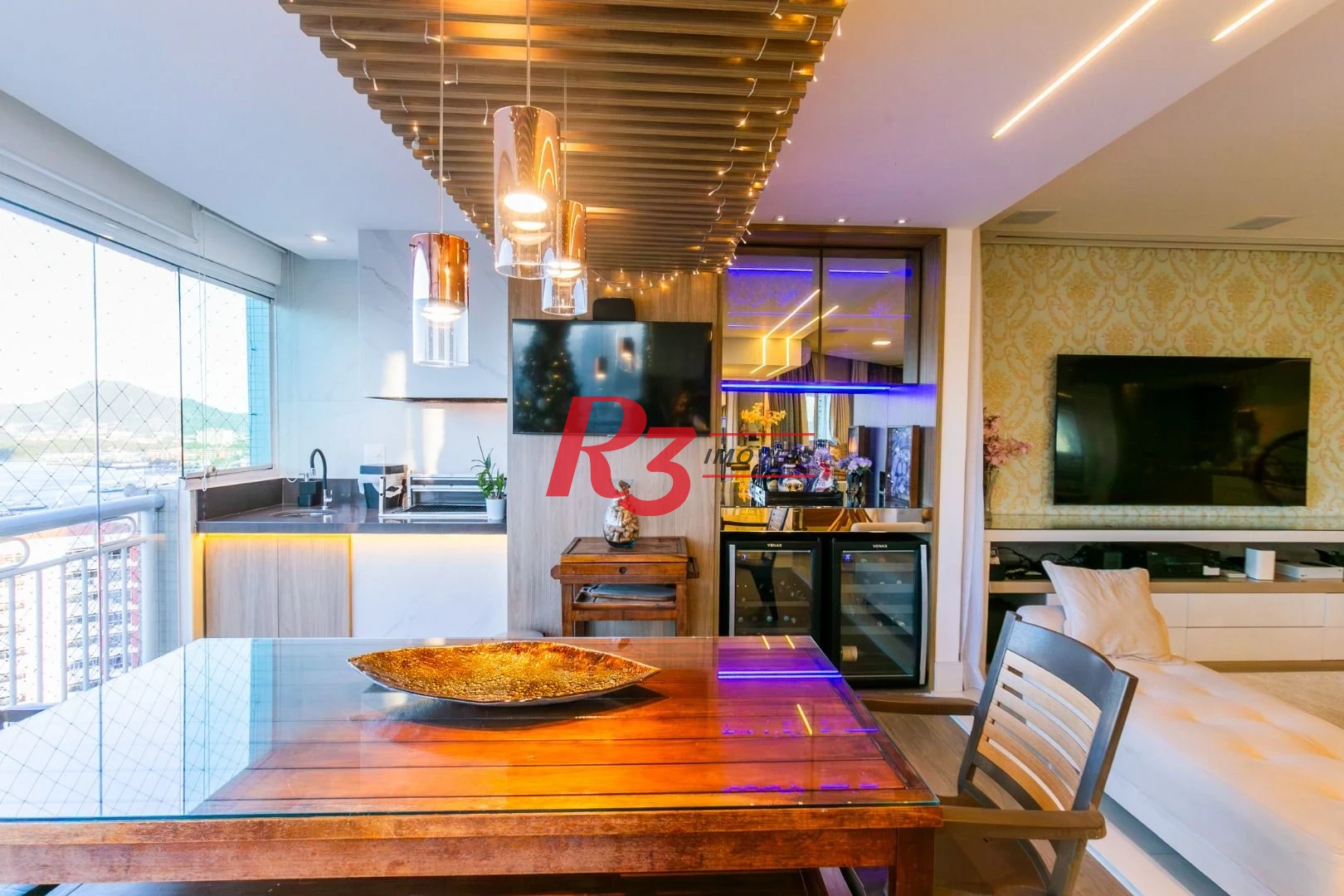 Apartamento à venda, 199 m² por R$ 3.000.000,00 - Ponta da Praia - Santos/SP