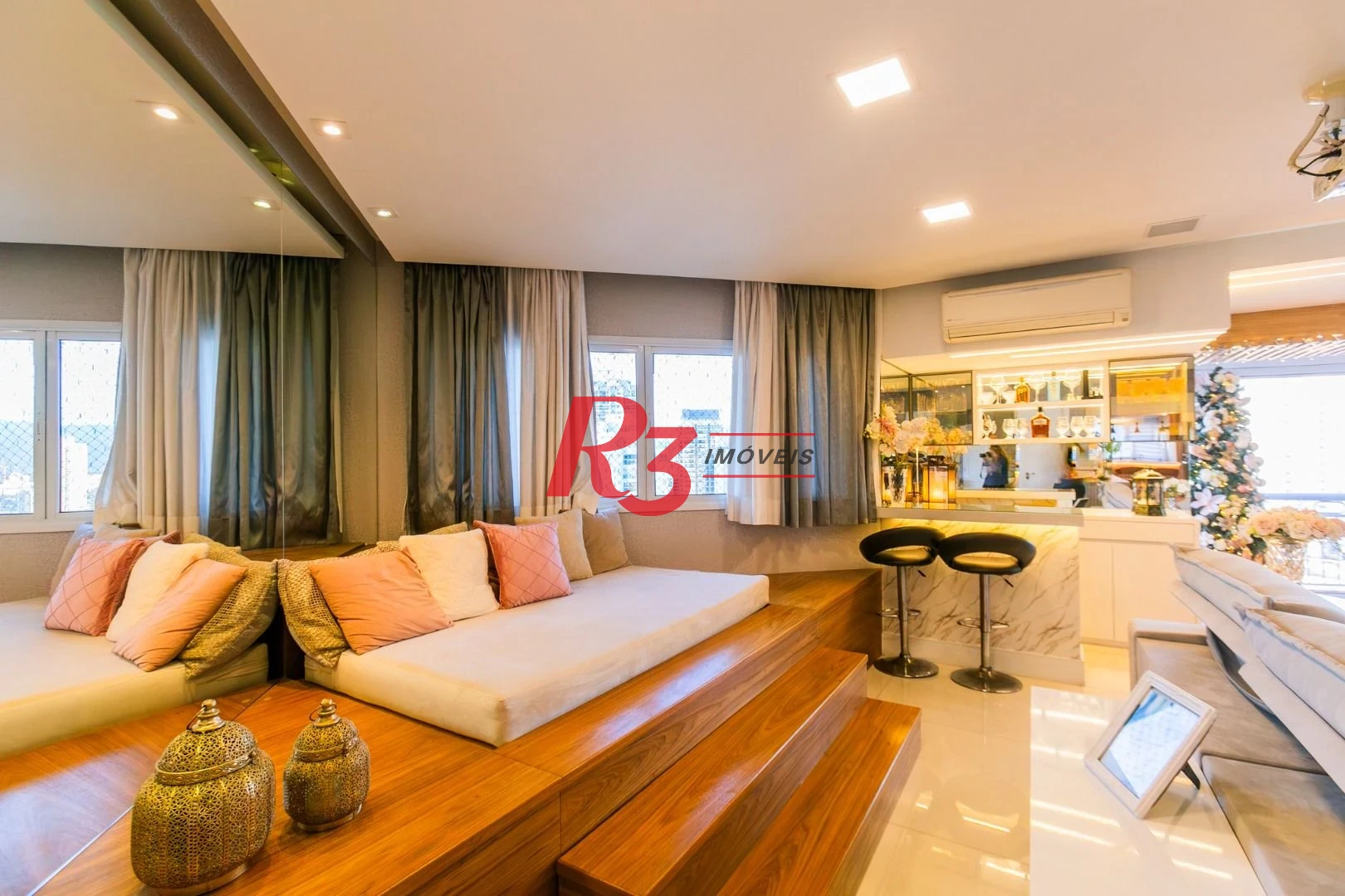 Apartamento à venda, 199 m² por R$ 3.000.000,00 - Ponta da Praia - Santos/SP