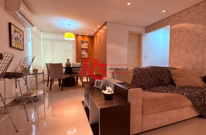 Apartamento à venda, 89 m² por R$ 850.000,00 - Gonzaga - Santos/SP