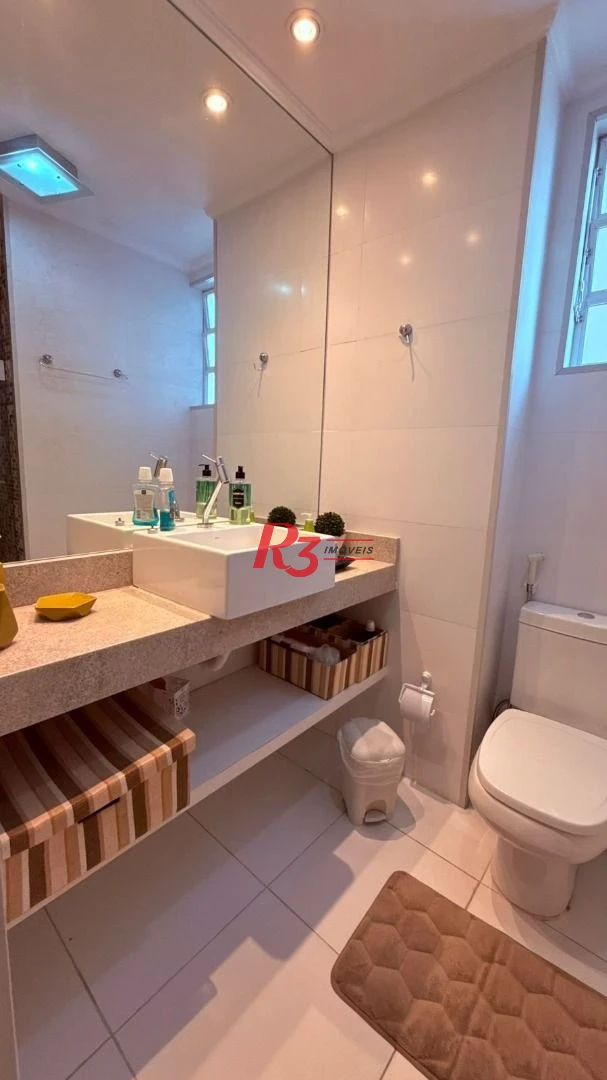 Apartamento à venda, 89 m² por R$ 850.000,00 - Gonzaga - Santos/SP