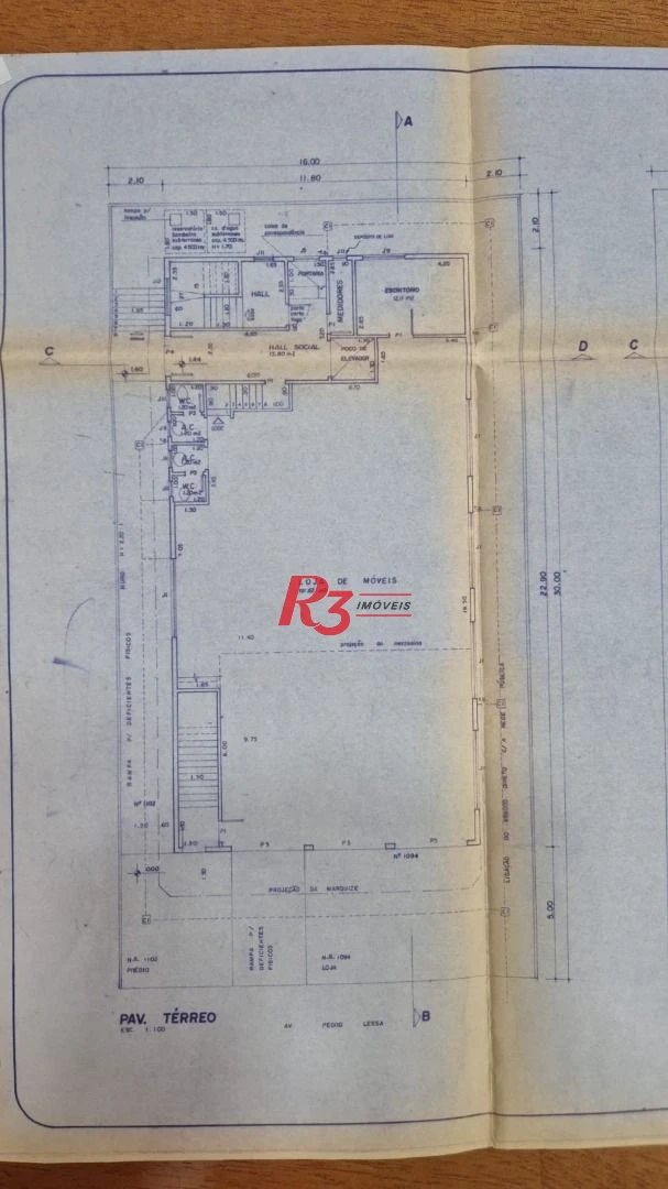 Prédio, 2209 m² - venda por R$ 18.000.000,00 ou aluguel por R$ 75.000,00/mês - Aparecida - Santos/SP