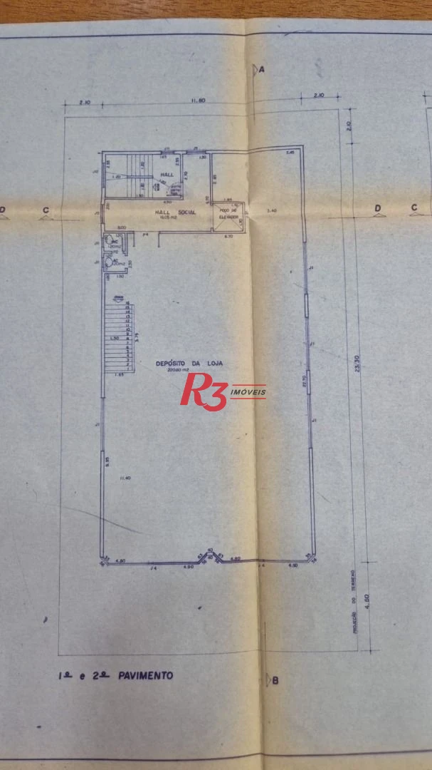 Prédio, 2209 m² - venda por R$ 18.000.000,00 ou aluguel por R$ 75.000,00/mês - Aparecida - Santos/SP