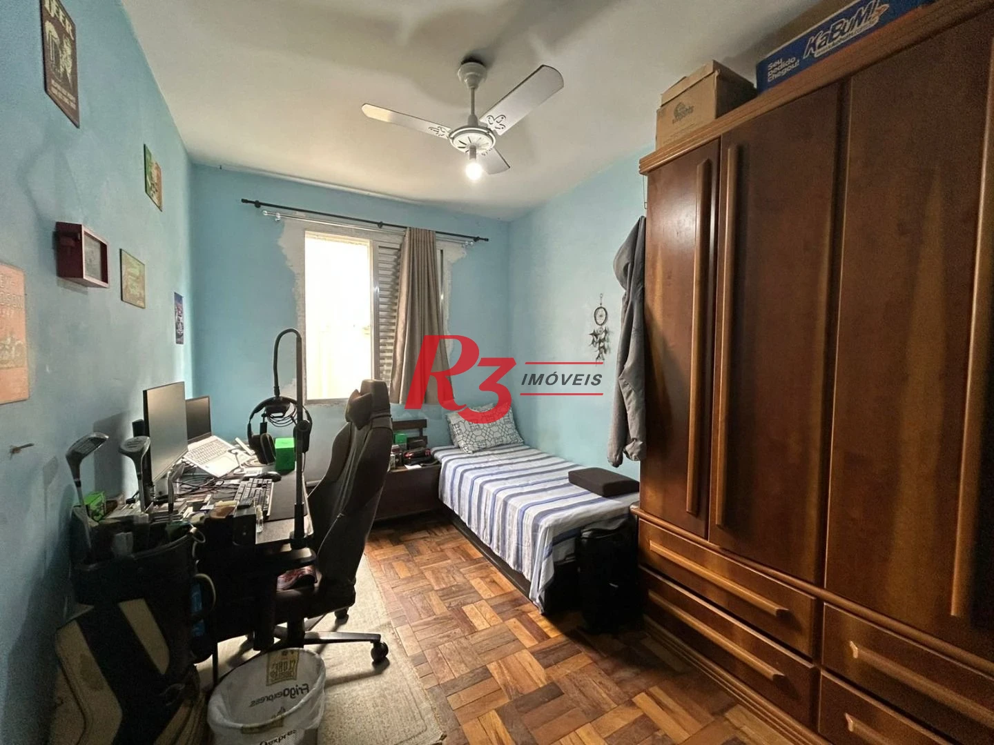 Apartamento com 3 dormitórios à venda, 90 m² por R$ 600.000,00 - Boqueirão - Santos/SP