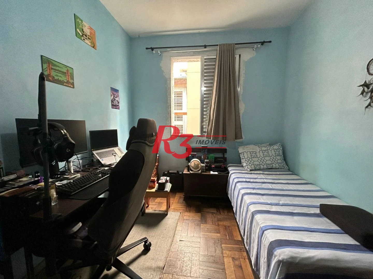 Apartamento com 3 dormitórios à venda, 90 m² por R$ 600.000,00 - Boqueirão - Santos/SP