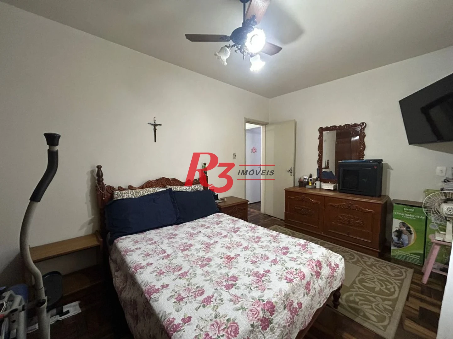 Apartamento com 3 dormitórios à venda, 90 m² por R$ 600.000,00 - Boqueirão - Santos/SP