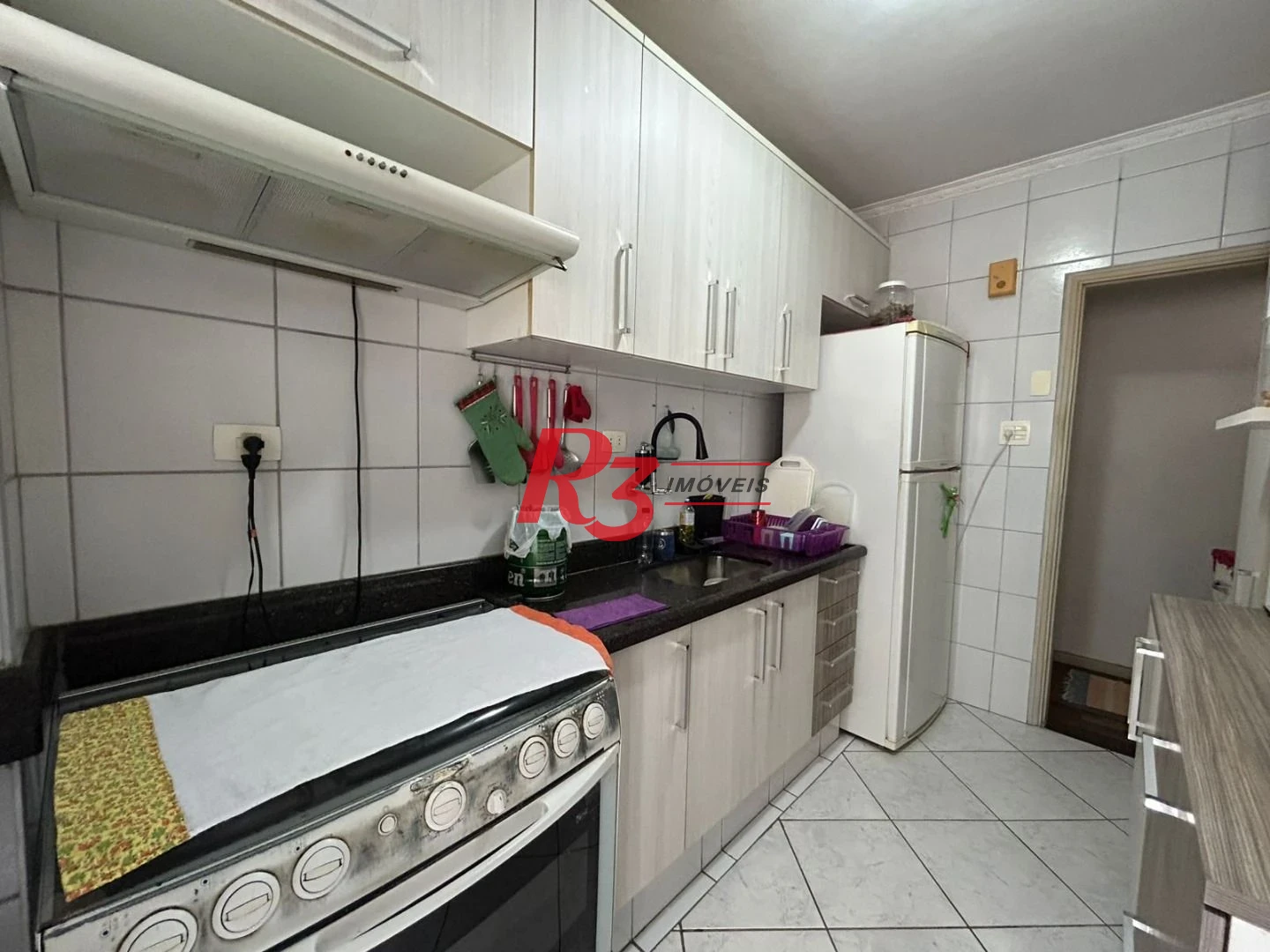 Apartamento com 3 dormitórios à venda, 90 m² por R$ 600.000,00 - Boqueirão - Santos/SP