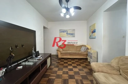 Apartamento com 3 dormitórios à venda, 90 m² por R$ 600.000,00 - Boqueirão - Santos/SP