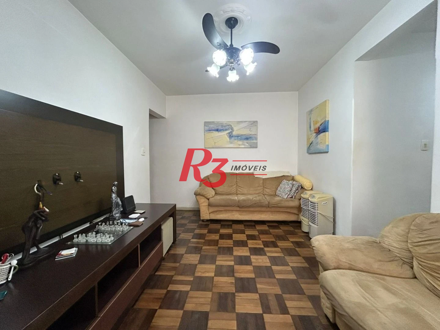 Apartamento com 3 dormitórios à venda, 90 m² por R$ 600.000,00 - Boqueirão - Santos/SP