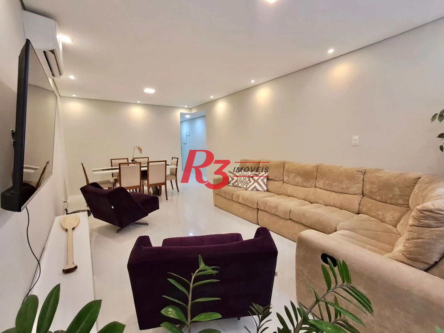 Apartamento com 3 dormitórios à venda, 127 m² por R$ 1.400.000,00 - Gonzaga - Santos/SP