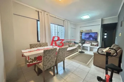 Apartamento com 3 dormitórios à venda, 78 m² por R$ 480.000,00 - Centro - São Vicente/SP
