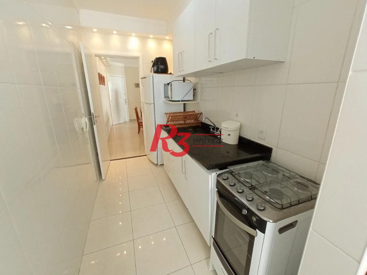 Apartamento com 2 dormitórios à venda, 85 m² por R$ 810.000,00 - Marapé - Santos/SP