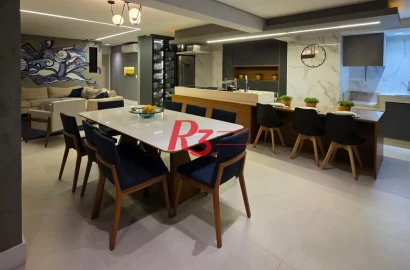 Apartamento à venda, 171 m² por R$ 2.500.000,00 - Embaré - Santos/SP