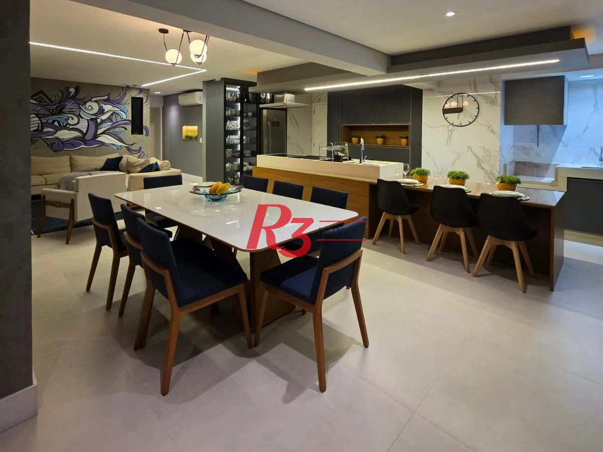 Apartamento à venda, 171 m² por R$ 2.500.000,00 - Embaré - Santos/SP