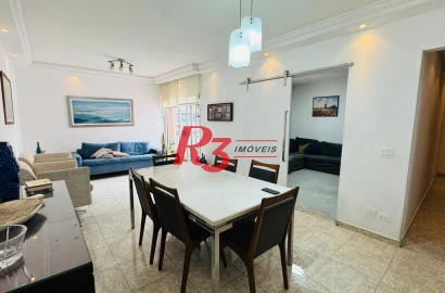 Apartamento com 3 dormitórios à venda, 140 m² por R$ 850.000,00 - Ponta da Praia - Santos/SP