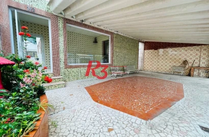 Sobrado para alugar, 250 m² por R$ 9.500,00/mês - Aparecida - Santos/SP