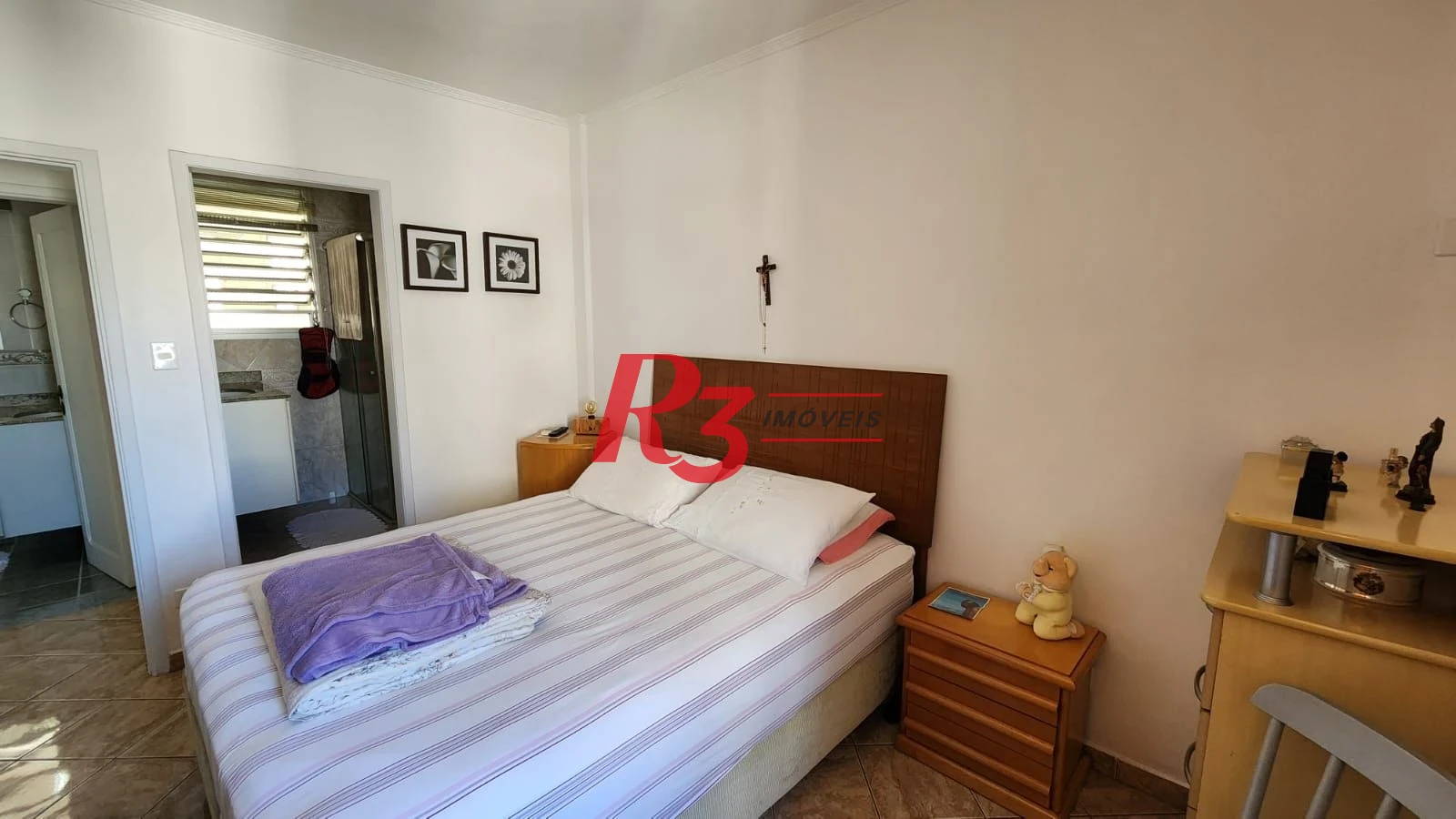 Apartamento para alugar, 77 m² por R$ 4.800,00/mês - Ponta da Praia - Santos/SP